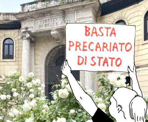 Basta precariato di stato all'accademia