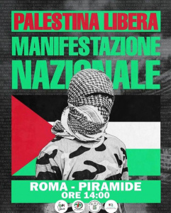 Manifestazione per la Palestina e contro il ddl sicurezza