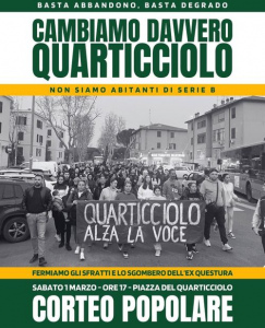 corteo primo marzo quarticciolo