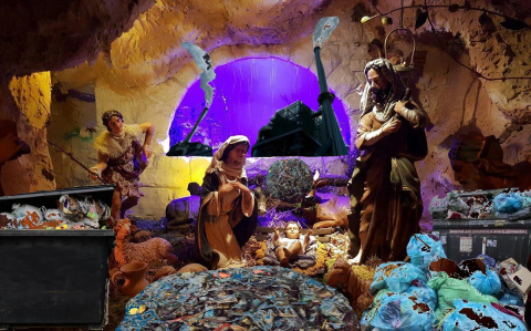 Presepe monnezza