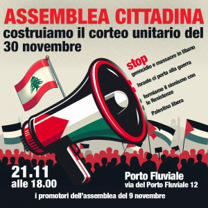 Assemblea cittadina verso il 30 Novembre