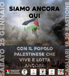 Cagliari: Siamo ancora qui...per la Palestina