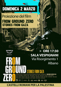 Proiezione del film "From Ground Zero" ad Albano